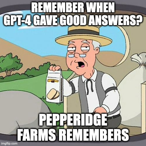 things were better in the olden days