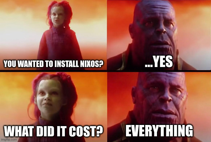 how it felt upon that first boot into hyprland